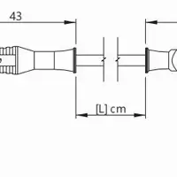 PJP 2042 12A Test Lead Dimensions